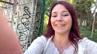 Colored hair, cum swallowing, oral pleasure