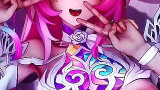 Honkai Star Rail - Cyrene Fucked and Creampied by a Halloween Ghost - 3D Hentai Animations