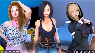 Getting taller, 3d animated, hop