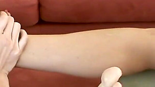 Sammie Rhodes and Roxy Deville Footsie
