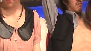 Asian Tight Pussy Scene-2_threesome with Two Japanese Girls with Small Tits Who Want to Share Semen