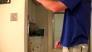 Interracial blowjob fuck jerk and facial at gloryhole