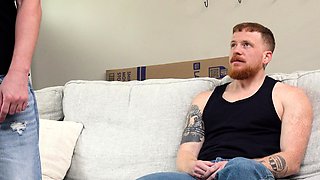 Trans Stevie Trixx fucked by Girth Brooks and Lane Colton