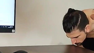 Pussy Humping on My Step Stepbrother Desk After Cumshot Get This New Video! Thank You!