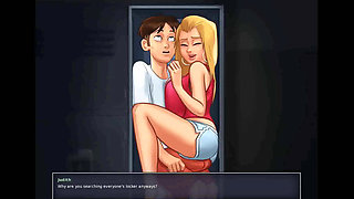 Summertime saga: finding the exams, and dick-riding in the college locker room ep 203