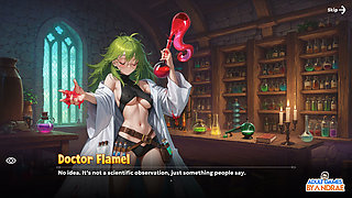 Isekai: Waifu Overlord Gameplay Part 10 - Doctor Flamel Semen on Demand: H-Scene