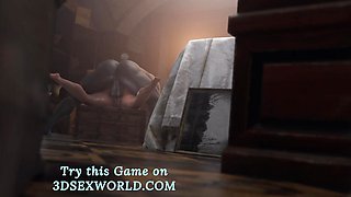 Ada Wong gets Internal ejaculation Overcharge by Mr. X (THREE DIMENSIONAL Anime)