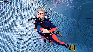 Lucy Laurens Underwater Lesbian Scuba Instructor POV Pussy Fuck Seduction