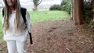 Hot Plump Busty Bootylicious Ebony MILF Amazes a Stranger With BJ & Hot Sex