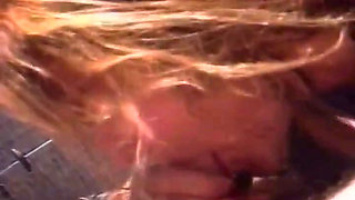 Busty Babe From Germany Sucking Cock at Pool