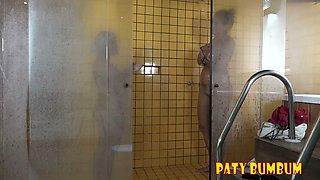 My Stepmother and I Take a Shower Together and My Husband Keeps Looking and Even Invites a Friend to See the Game
