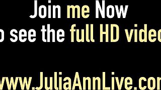 Pulchritudinous Julia Ann's huge tits action