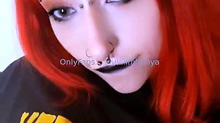 Busty amateur GF webcam solo