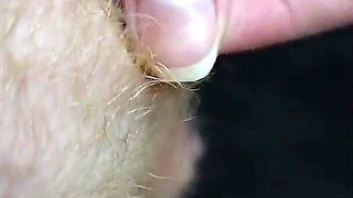Showing You My Hairy Pussy up Close