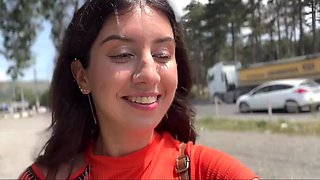 Very interesting offer for a horny russian girl. Public cumwalk