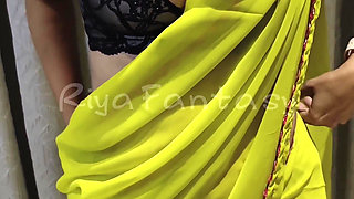 Riya in Saree #44 Wild Smooching