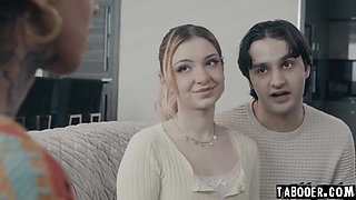 Ravyn Alexa's College girl Exchange Three-way!