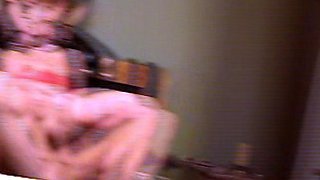 Close up with teen blonde sex doll rubbing her cunt