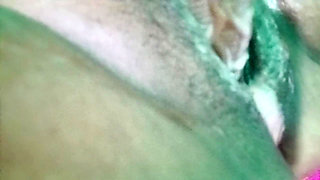 Sexy Filipina MILF Masturbates While It's Raining