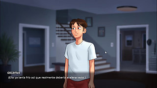 Masturbating stepmom in the pool