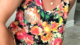 Sexy blonde emo teen solo cam session