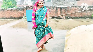 Desi Indian Wife Hardcore Fucking Neighbor Boy - Big Ass Cowgirl & Doggy Style with Cumshot