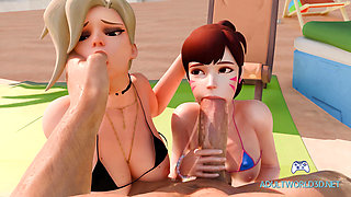 Mercy & D.Va Autograph of Lust (4K)