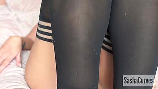 Big Booty MILF Sasha Curves Punishes Tiny Boss in 4K POV