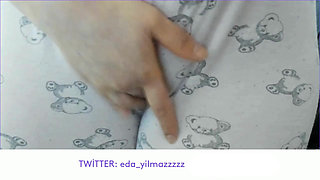 Cameltoe- Masturbate with Pajama- Rubbing Pussy with Pajama