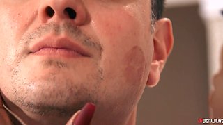 Superb ebony wife cuckold mind-blowing X-rated scene