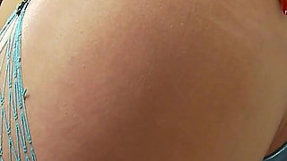 Girls in Hole Brunette with a Big Ass and Big Tits in Lingerie Having Sex with Her Panties on in a Glory Hole