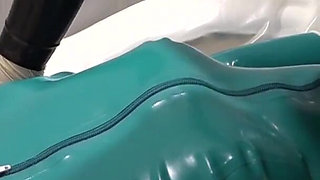 An amateur bothers a dominatrix, cum ower neck, life bug