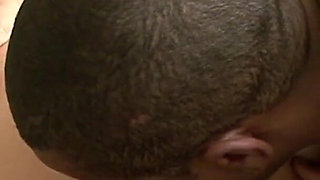 Hot Brunette Has Fun with 2 Black Dicks