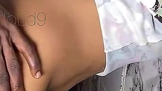 Housemaid Fucked in the Kitchen by Her Boss She Sucked Him Creampie