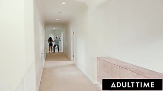 Big-assed nanny Violet Starr wants to get laid before his wife comes home!