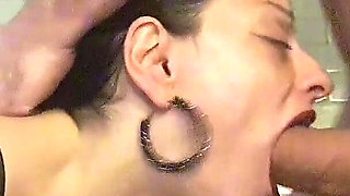 Dirty Slut Gets Facefucked Multiple Times on Live Webcam