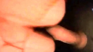 Hairy Girl Fucks Her Monster Dildo