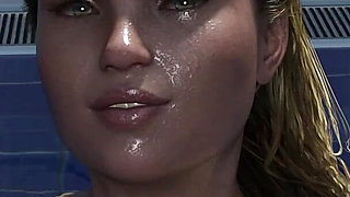 My Dorm 239: Kate's Pool Hugs & Kisses to Lisa's Party