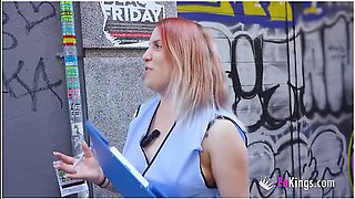 Hot Survey To Guys In The Street: Will You Bang Sexy Krystal Genner?