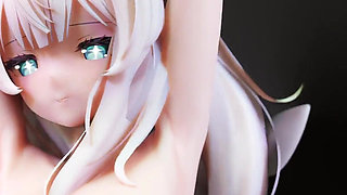 [mmd] Vicious-wigglewiggle Young Girl Bunny Girl Student Dress Miniskirt