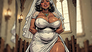 Sexy Indian Women in Church (ai Art)