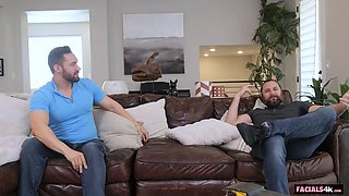 Hot French Maid Gets Spitroasted! - Laynee James