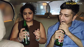 Party Sex with Indian MILF in Car