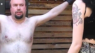 Human Ashtray Garden Installation