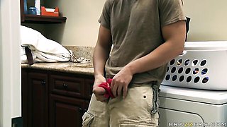 Spanish sex doll with hairy pussy Francesca Le screwed in the office