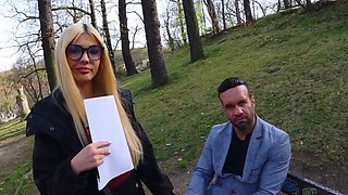 Blonde Blowjob Babe Performs A Sloppy POV Cocksucking
