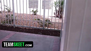 My tenant has no cash  so I fuck her hard