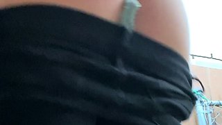 Amateur blond girl with big boobs getting fucked