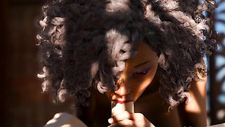 Hot beauty Fatima gets fucked deep in tropical VR paradise