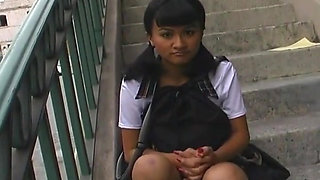 Seductive Brunette Gets Pounded Hard on the Couch